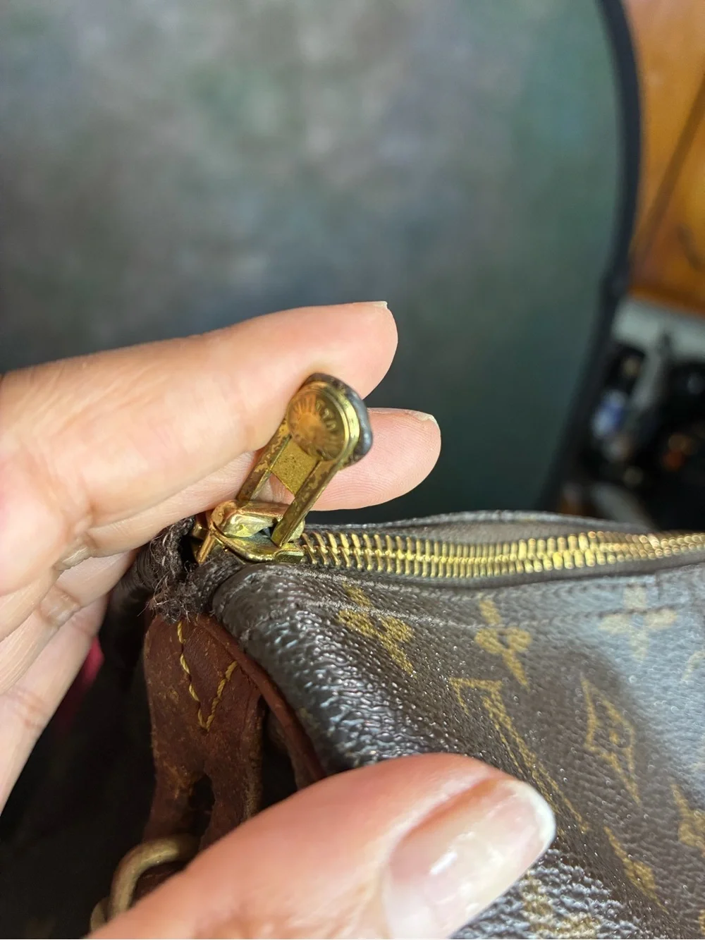 Louis Vuitton speedy 40 Brown/Gold Monogram Travel Duffel